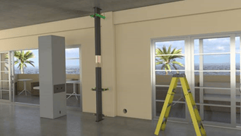 Floor to Floor Connections for Stand alone riser